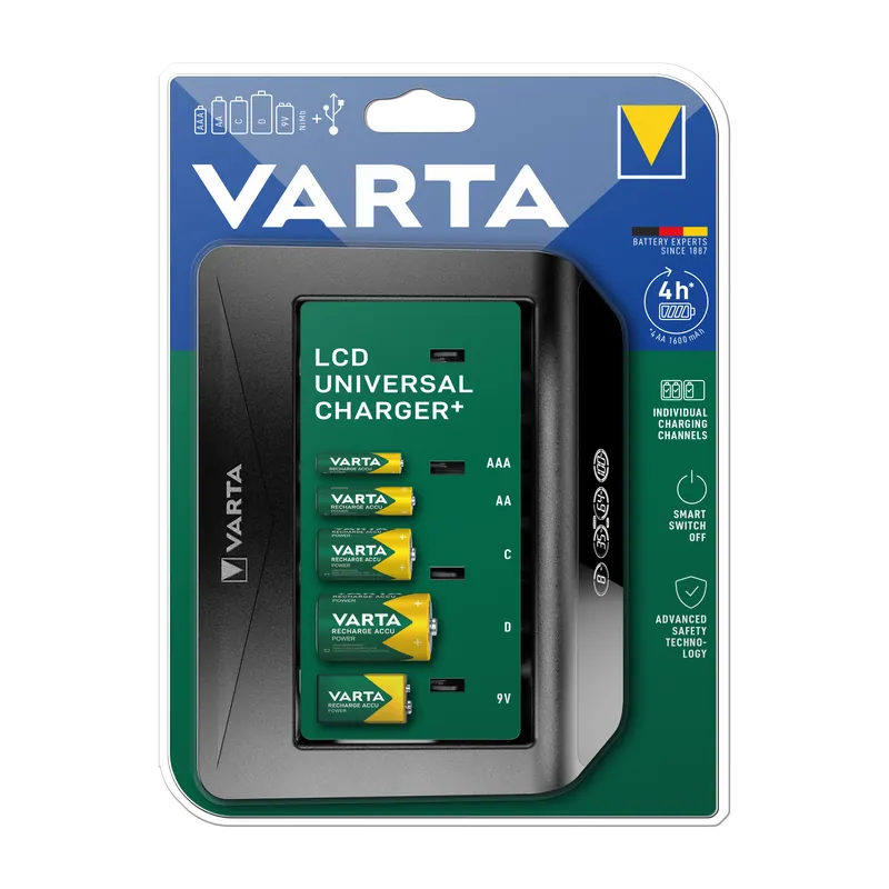 LCD Universal Charger+ - Snabb frakt