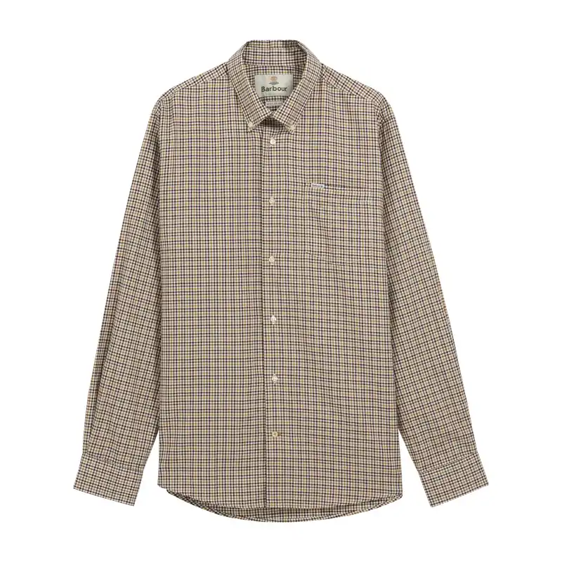 Farmtown Regular Fit Checked Shirt Dark Bordeaux | Utförsäljning