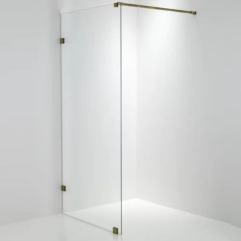 Tillverkarpris | Duschvägg DuschbyggarnaDesign690x1913 mm, Brons, Klarglas